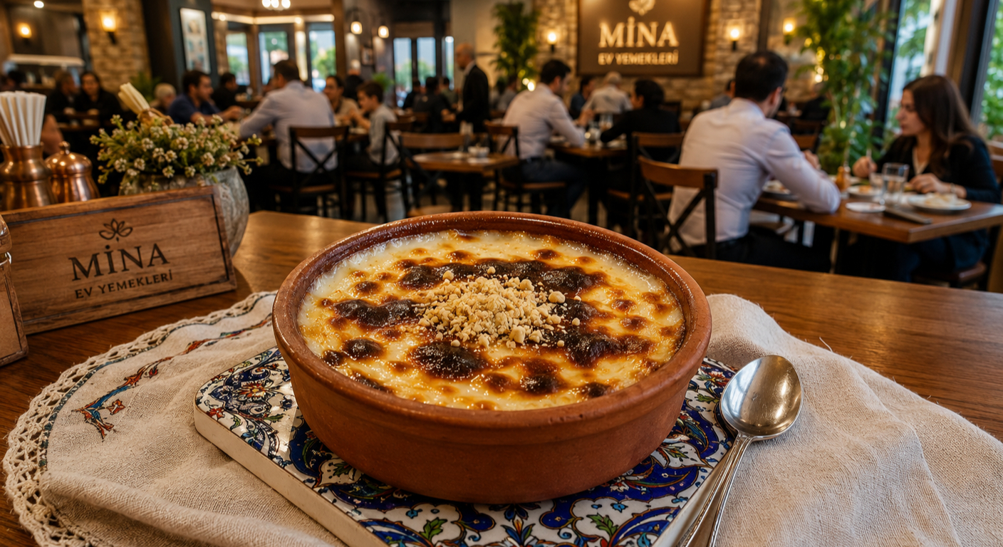 Fırın sütlaç — Mina Ev Yemekleri